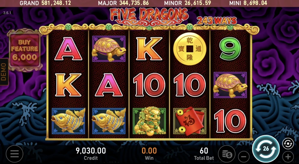 5 Dragons Slot